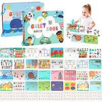 【CC】❃  Baby Paste Quiet Books Numbers Matching Education for Kids To Develop Skills