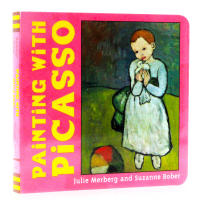 Drawing with Picasso painting with Picasso English original picture books small Artist Series childrens art enlightenment picture books parents and children read early education English Enlightenment picture books together