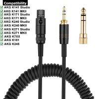 Mini XLR 3-อะไหล่พินสปริงสายเคเบิลสำหรับ AKG K361 K371 M220 K141 K171 K240 K271สตูดิโอ MKII K245 K7XX หูฟัง K181