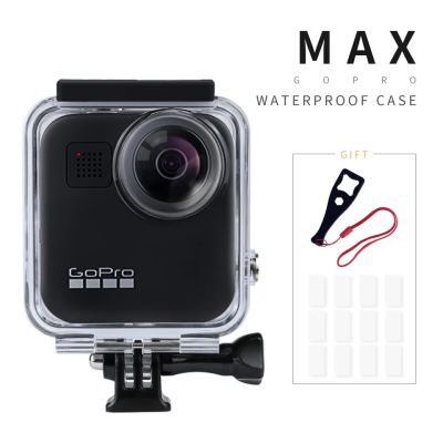 เคสกันน้ำ GoPro Max Waterproof Housing Shell Protective Cover Box Case ดำน้ำได้ลึก 45 m
