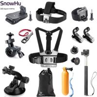 Snowhu ชุดอุปกรณ์เสริม Gopro รุ่นที่คล่องตัวสำหรับ Go Pro Hero 8 7 6 5 4 Sjcam Sj4000 Xiaomiyi Eken Gs01กล้องแอคชั่นแคมเมรา H9