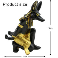 Anubis God Wine Rack Holder Ancient Egyptian Deity Wine Bottle Stand Rack Premium Resin Material Novelty Gift LI