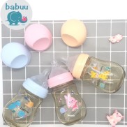 Bình sữa Babuu cổ rộng PPSU cao cấp  tặng 1 núm siêu mềm