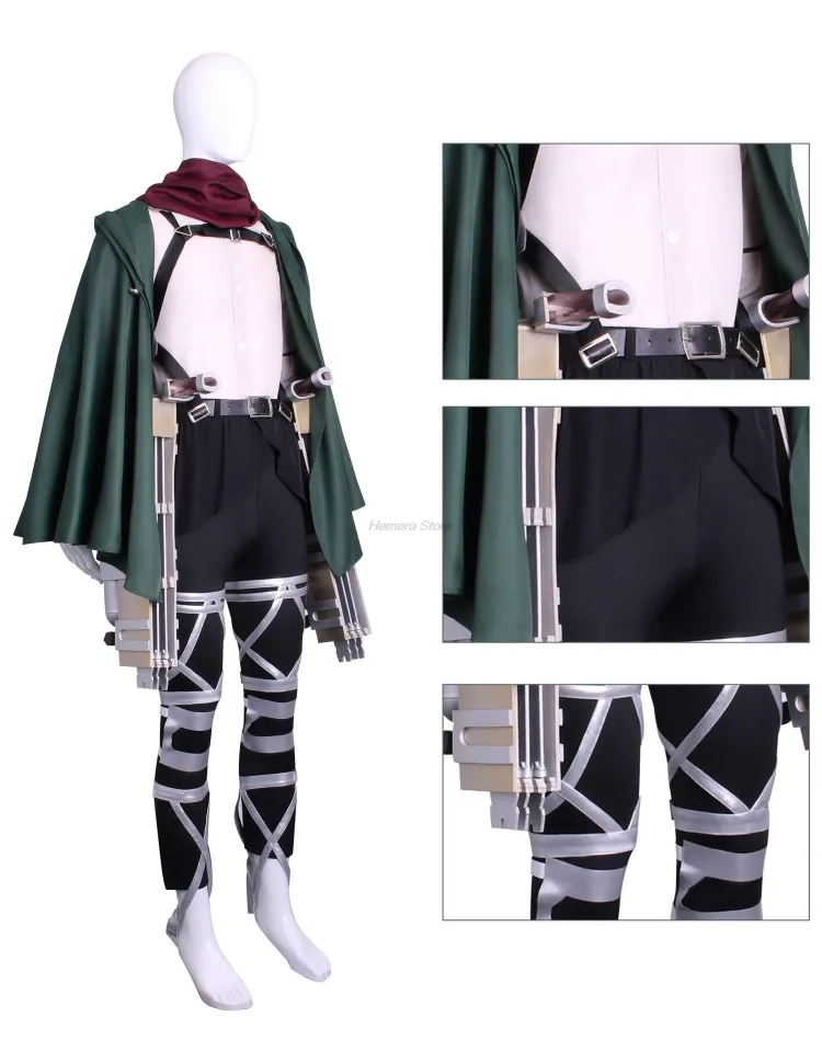 Attack On Titan 4 The Final Season Rivaille Cosplay Costume