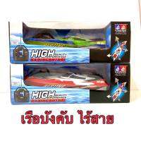 เรือบังคับ Racing Boatแบตชาร์จไฟบ้าน 2สี ??