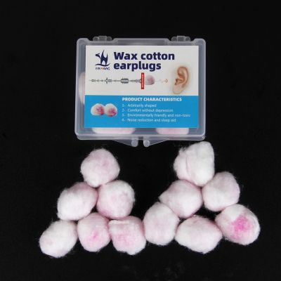 Wax Cotton Noise Earplugs Anti Noise Travel Sleep Swimming Soundproof Protect Hearing Noise Reduction Cotton Protection