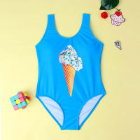 Swimsuit for kids girls Toddler Baby Girls Summer One-piece Swimsuit Ice Cream Printing Swimsuit