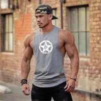 New Fashion Sleeveless Fitness Mens Bodybuilding Workout Gyms Vest