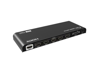เครื่องสลับสัญญาณ HDMI เข้า 5 ออก  1 จอ 4K60HZ 5 IN 1 OUT HDMI2.0 SWITCH รองรับ HDR รุ่น LH-501R รับประกัน 2 ปีเต็ม.