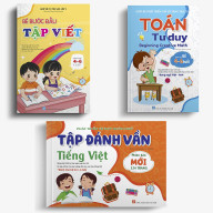 Combo 3 cuốn Toán Tư duy - Bé khởi đầu Tập viết - Tập đánh vần Tiếng Việt thumbnail