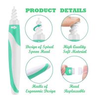 Easy Earwax Removal Swab Kit Soft Flexible Pain-free Tool 16 soft heads Ear Care Clean Ear-pick Cleaner Spiral Smart Ear Cleaner