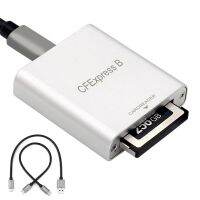 เครื่องอ่านการ์ดยูเอสบี Cfexpress ประเภท B อ่านการ์ด USB3.1 Gen2การ์ด10Gbp ประเภท C อ่านอะแดปเตอร์เมมโมรี่การ์ดแล็ปท็อปอุปกรณ์เสริม