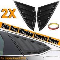 Rhyming Fit For Honda Accord 2018 Car Rear Side Window Louver Spoiler Panel 1/4 Quarter Window ABS Modified Part Car Accessories