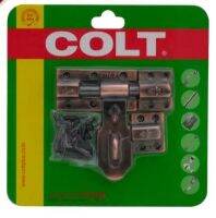 กลอนขวาง COLT ขนาด 4 นิ้ว AC สีทองแดงรมดำ จำนวน 1ชุด