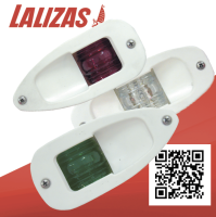 LALIZAS MATI 7 Port - Starboard - Stern Lights ไฟเรือเดิน รุ่น "EYE 7" (White housing)