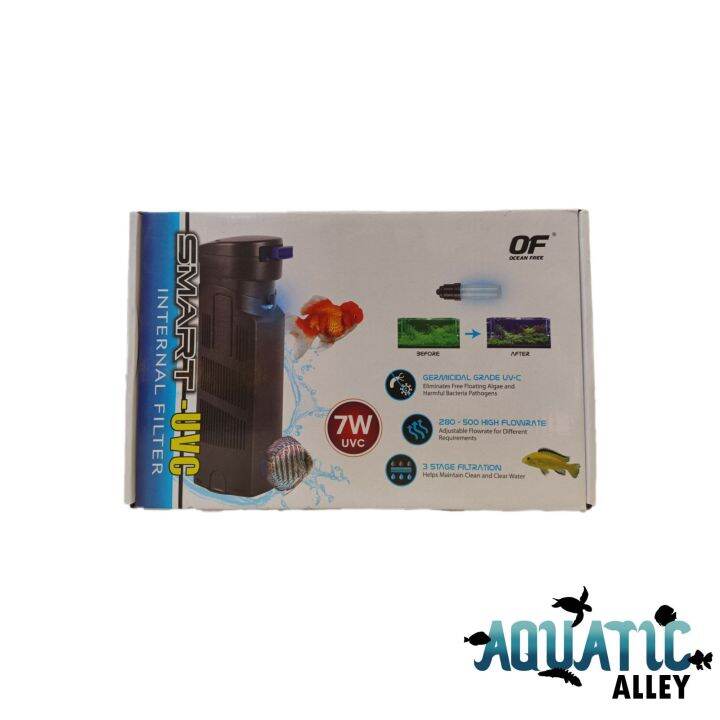 Ocean Free SMART-UVC Internal Filter Algae and Green Water Remover ...