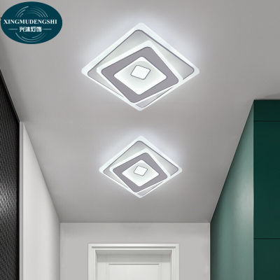 XMDS ไฟ led โคมไฟด้านบน แสงสว่างภายในบ้าน แสงสว่างทางเดิน แสงสว่างในครอบครัว แสงสว่างจากระเบียง แสงสว่างในห้องนอน สามสี 220V 20cm