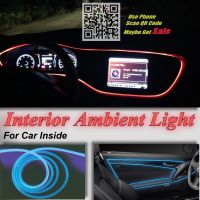 For Dodge GTS Avenger Atos Challenger SRT Car Interior NOVOVISU Ambient Light Panel Strip illumination Inside Optic Fiber Light