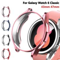 เคสป้องกันสำหรับ Samsung Galaxy Watch 6 Classic 43มม. 47มม. TPU เคสกันกระแทกรอบด้านแฟชั่น Galaxy Watch 6