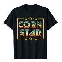 Corn Star Tshirt Retro Cornhole Tee Team Cornhole Shirt T-Shirt Oversized Men Top T-Shirts Cotton Tees Summer