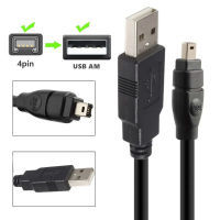 USB ชายกับ Firewire IEEE 1394 4ขาชาย ILink อะแดปเตอร์สายเคเบิ้ลสำหรับ DCR-TRV75E DV อะแดปเตอร์1.8เมตร3เมตร4.5เมตร