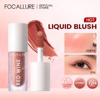 FOCALLURE Multifunction Liquid Face Blusher Contour Long-Lasting Matte Natural Cheek Liquid Blush Cream ผู้หญิงแต่งหน้าเครื่องสำอาง