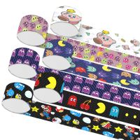 【hot】！ 5 Yards Sized Game Printed Grosgrain Cartoon Hair Bow Decoration Accessories5Yc3329