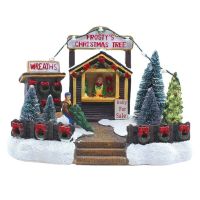 【ร้อน】ตุ๊กตา HouseVillage Figurine Resin Ornament DecorationXmas Gifts