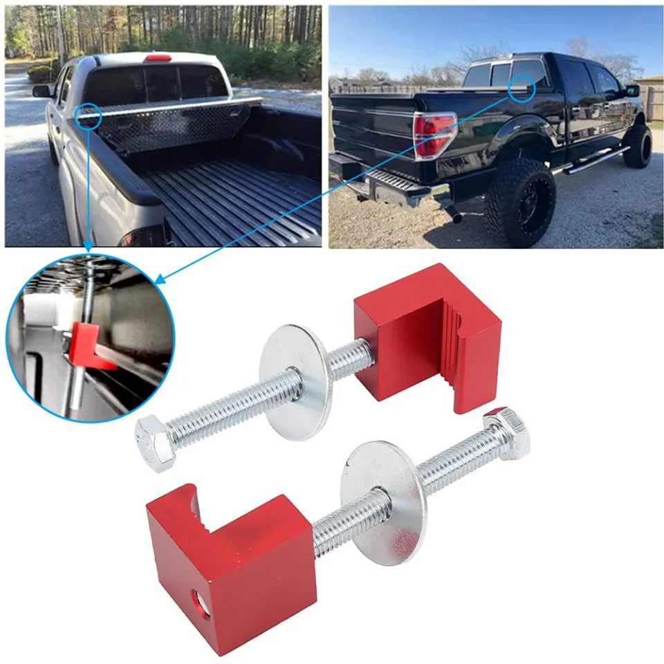Universal Truck Tooles Mounting Kit Pickup Truck Bed Tie Downs Aluminum  Alloy J Hooks J Shaped Hook Crossover Tool Pickup