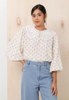 Lubna - Lace Collar Blouse