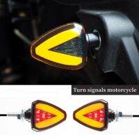 Directional Motorcycle LED Stereo Triangle Turn Signal Electric vehicle Motorcycle Modification Signal Light with Brake Light