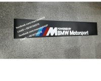 สติ๊กเกอร์บังแดดหน้ารถ งานตัดคอม ลาย POWERED BY BMW Motorsport sticker ติดรถ แต่งรถ บีเอ็มดับบลิว คาดกระจกหน้ารถ บังแดด