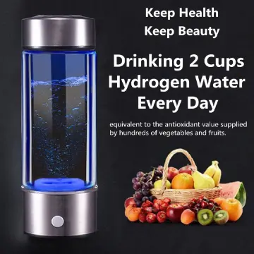 Shop Hydrogens Rich Water Bottle Cup Generator Water Maker Rechargeable  Portable Pure H2 Hydrogens-rich Water Bottle online - Jan 2024