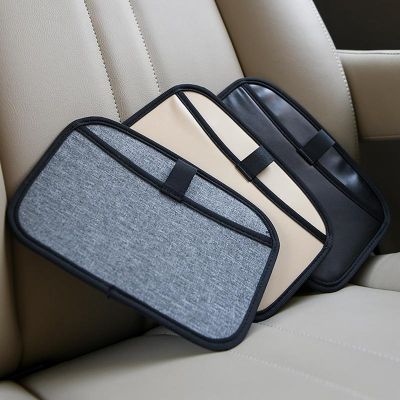 dvvbgfrdt Car Seat Side Organizer PU Leather Waterproof Scratch Resistant Cellphone Keys Small Items Organizer With Hook For Car Interior