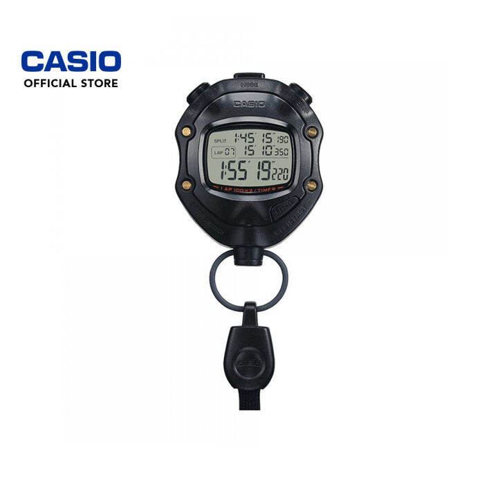 Casio HS-80TW-1 Black Stopwatch | Lazada