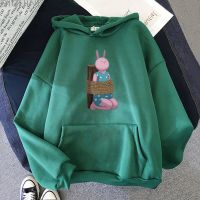 Harajuku Uramichi Oniisan - Usahara Bunny Hoodie Men Sweatshirt Anime Graphic Hoody Streetwear Winter Pullover Sudaderas Size XS-4XL