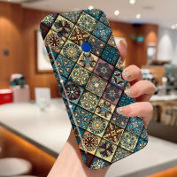 สำหรับ Realme 3ฟิล์มรวมทุกอย่างโทรศัพท์มือถือเคสการ์ตูนภาพวาดโทเท็มย้อนยุคออกแบบเปลือกแข็งคลุมทั้งหมดเคสป้องกันทนแรงกระแทกกล้อง