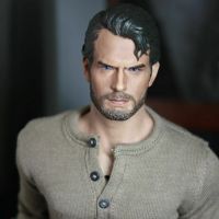 1/6ของ12 Tbleague ตัวผู้ Henry Cavill หัวของคลาร์กรูปปั้นการแกะสลักหัวของตุ๊กตาทหาร