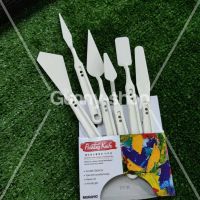 โปรโมชั่น MUNGYO เกรียงพลาสติกอย่างดี 6 ชิ้น (PLASTIC PAINTING KNIFE 6 PCS) 1 ชุด พร้อมส่ง ราคาถูกสุด เกียงโป๊วสี  เกรียงโป้ว เกรียง เกียงฉาบปูน