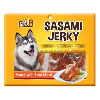 ? { ส่งฟรี } ? Pet8 JJ504 ปลาแผ่นพันสันในไก่ 5" 300 กรัม (8852523005282)  บริการเก็บเงินปลายทาง