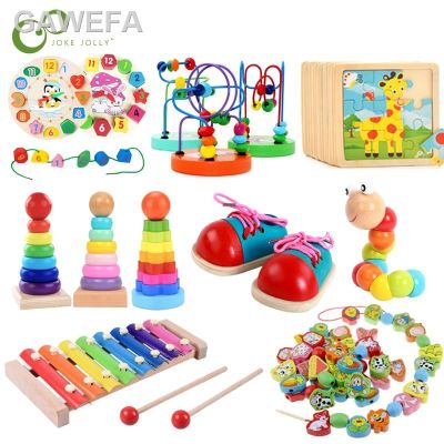 ✐✳Mainan Pendidkan Bayi Mainan Kayu Montessori Awal Belajar Bayi Ulang Tahun Tahun Baru Hadiah Mainan Unak-Anak GYH Mainan