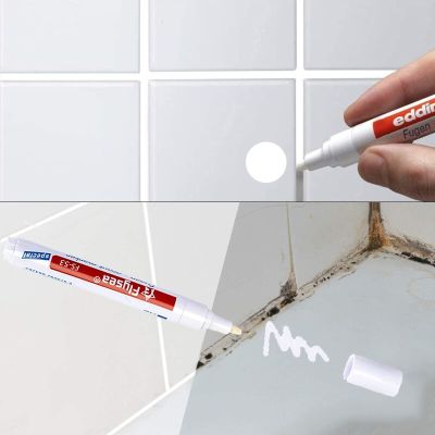 ปากกาสีขาวซ่อมแซมกระเบื้องปากกาปูนช่องว่างปากกาสีขาวน้ำยาทำความสะอาดกันน้ำกันเชื้อราทาสีบ้าน