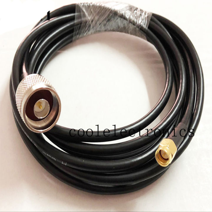 LMR195 Cable SMA Male to N Male Plug RF Coaxial Extension Jumper Cable 50CM 1/2/3/5/10/15/20/30m