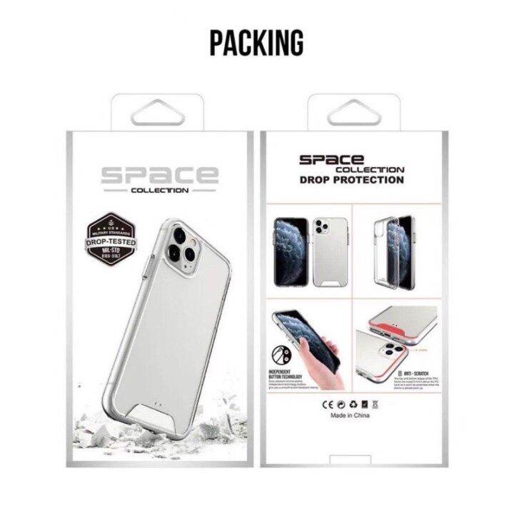 พร้อมส่ง-space-case-เคสใสกันกระแทก-iphone13mini-iphone13-iphone13pro-iphone13promax-14-14promax-14plus-11-11promax-7-8-7p-xr-xmax