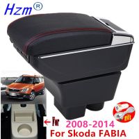 ที่พักแขนหมุนได้สำหรับ Skoda Fabia 2 2008-2014กลางกระเป๋าบรรจุคอนโซลที่พักแขน2009 2012 2011 2010