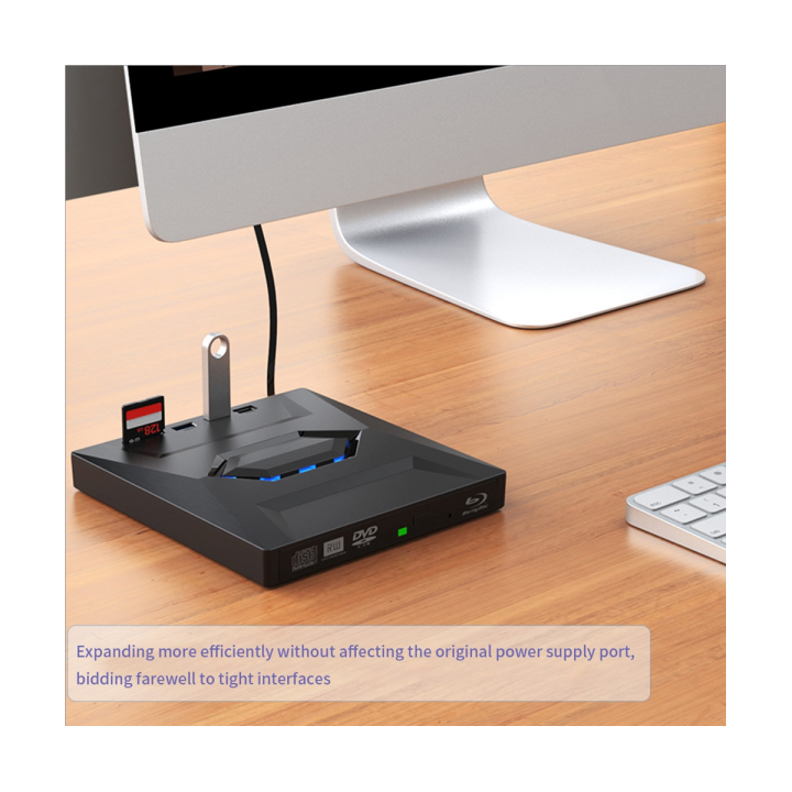 External DVD CD Writer Burner CD and DVD Player Type C/USB3.0 External