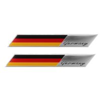 2pcs/lot 3D Germany Flag Badge Emblem Deutsch Car Sticker Decal Grille Bumper Window Body Decoration for Audi For BMW for VW Adhesives Tape