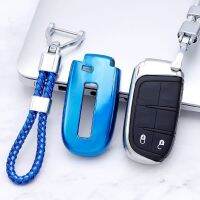 【cw】 Applicable to Dodge Journey Challenger Jeep Compass Renegade Car Key Sleeve Half Pack TPU Soft Shell ！