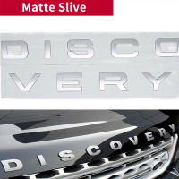 3D Letter DISCOVERY Car Rear Front Badge Emblem Decal Sticker for Land Rover Front Hood Rear Trunk