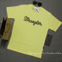 เสื้อยืด Wrangler ผู้ชาย/ผู้หญิง ผ้าคอตตอน 30s นำเข้า ฟรีถุงกระดาษ